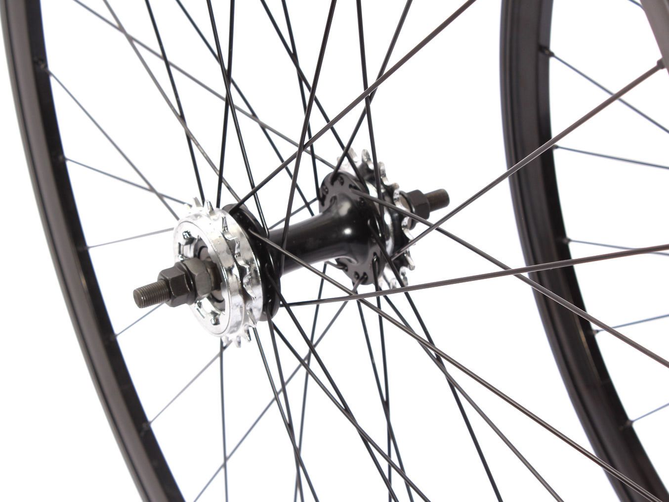 JEU DE ROUES FIXIE 28  NOIR KHEBIKES