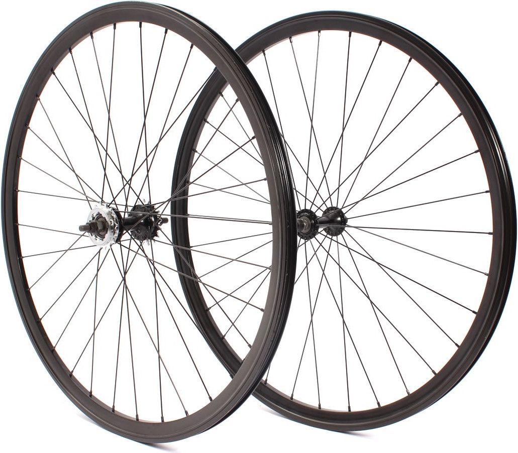 JEU DE ROUES FIXIE 28  NOIR KHEBIKES