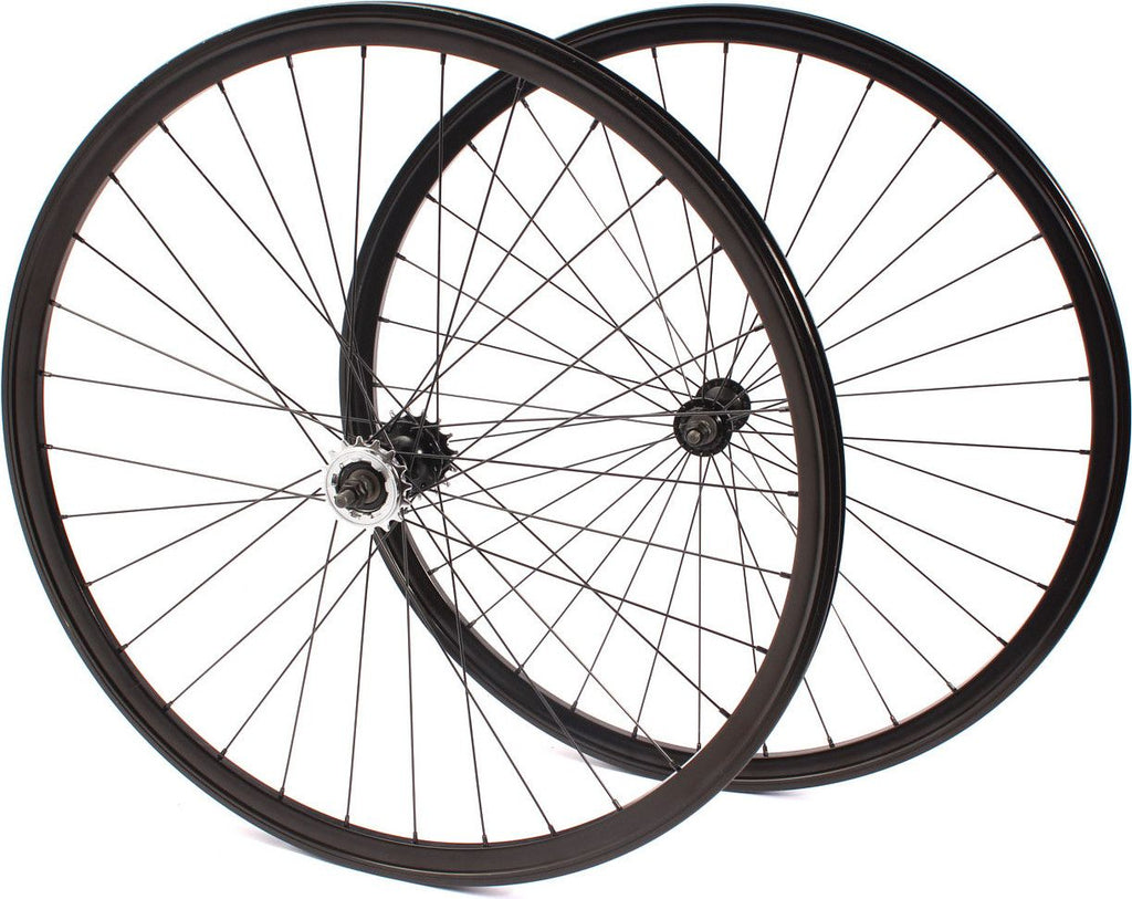 JEU DE ROUES FIXIE 28  NOIR KHEBIKES