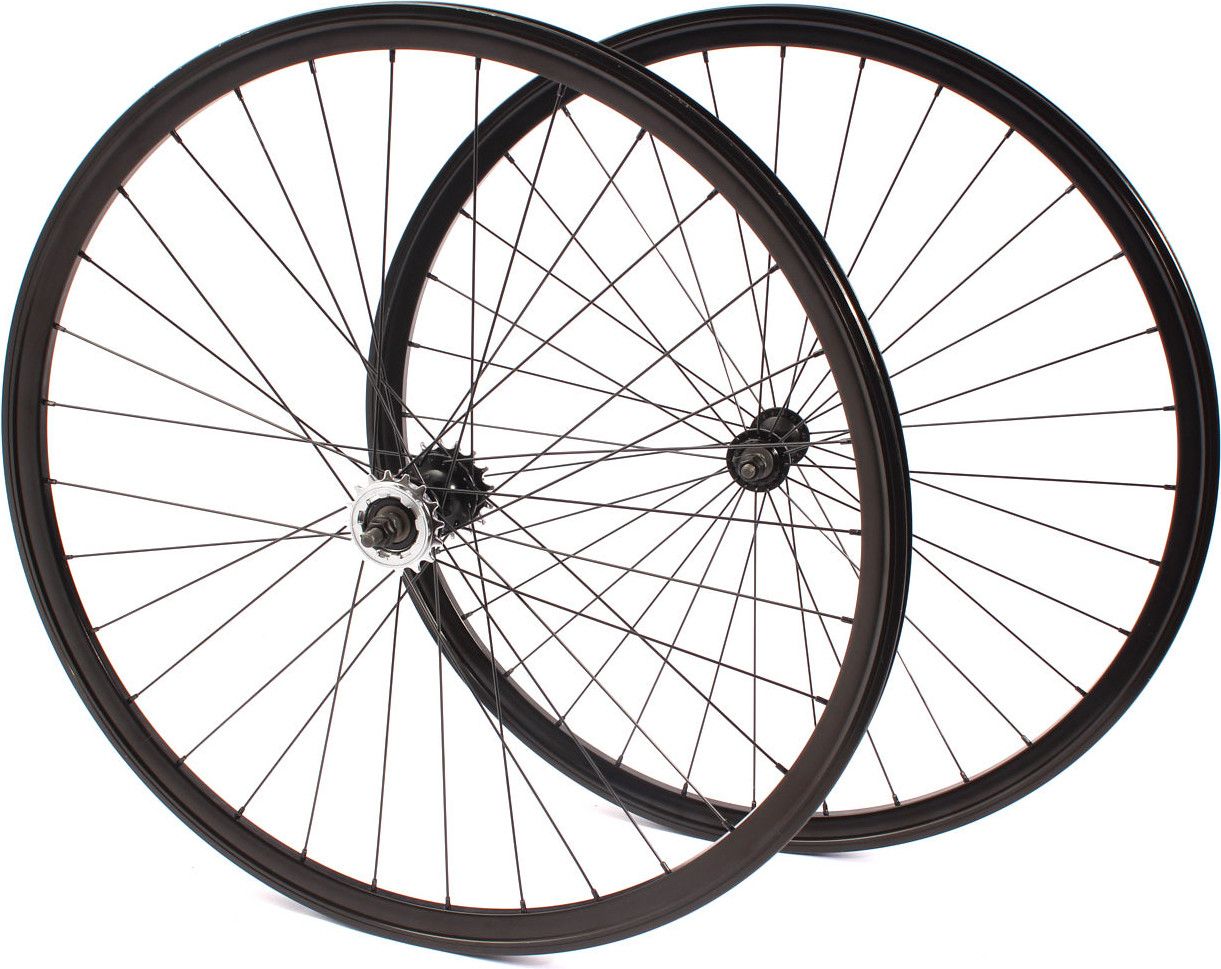 JEU DE ROUES FIXIE 28  NOIR KHEBIKES