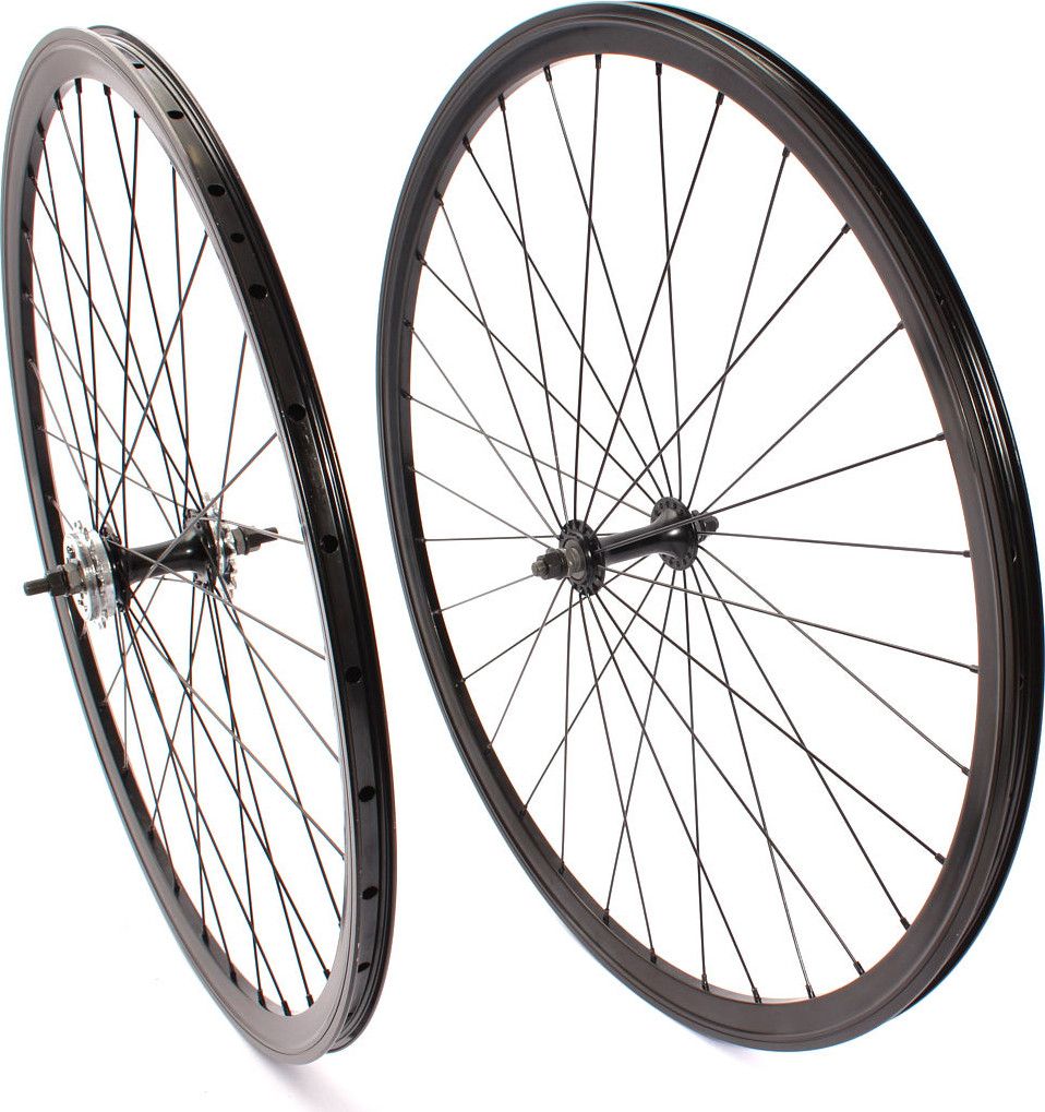 JEU DE ROUES FIXIE 28  NOIR KHEBIKES