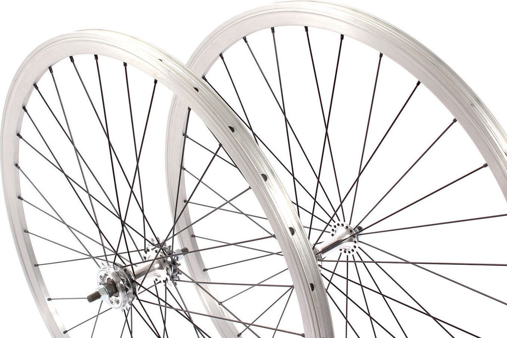 JEU DE ROUES FIXIE 28  ARGENT KHEBIKES