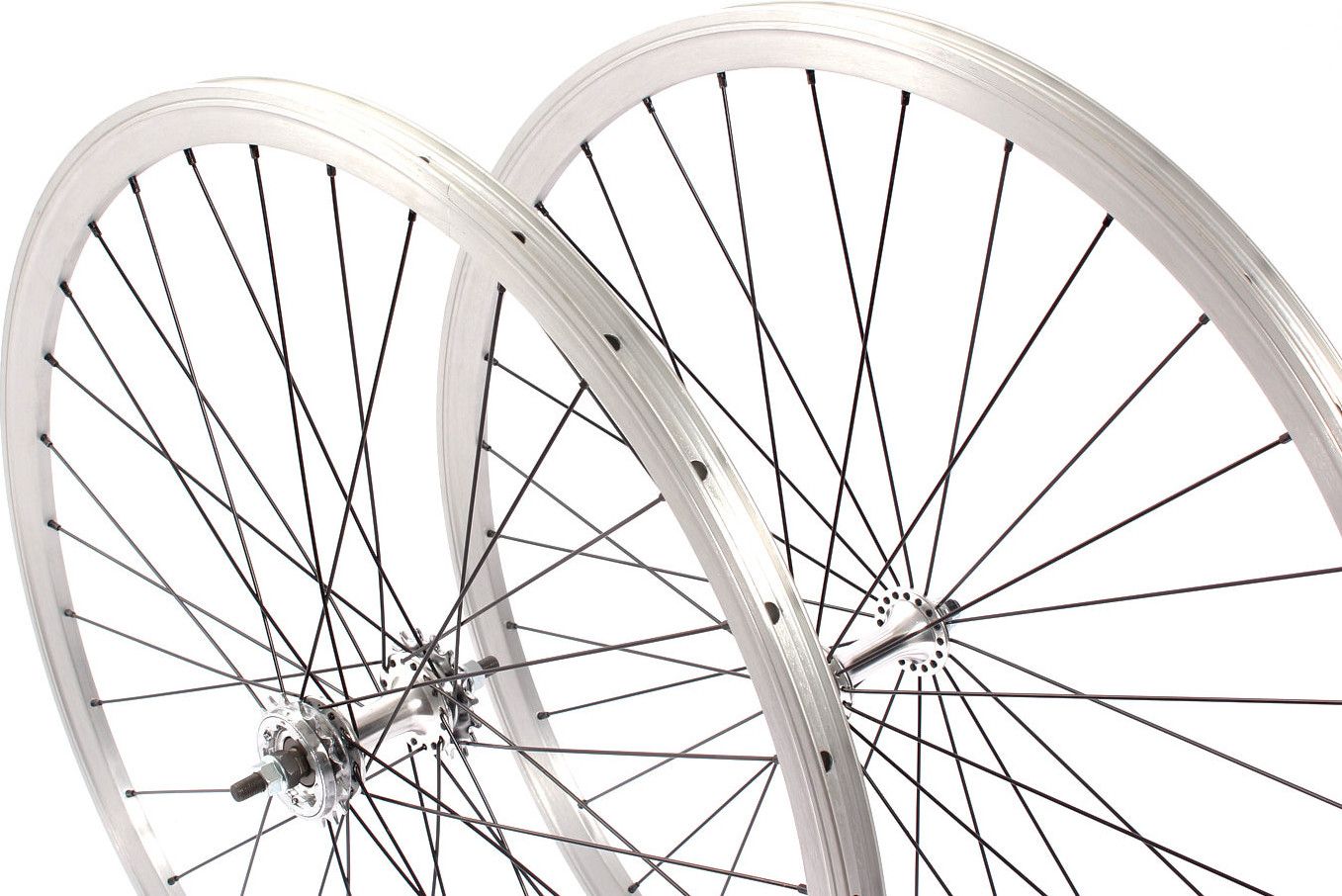 JEU DE ROUES FIXIE 28  ARGENT KHEBIKES