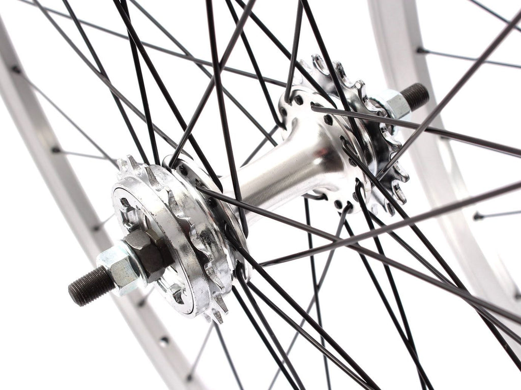 JEU DE ROUES FIXIE 28  ARGENT KHEBIKES