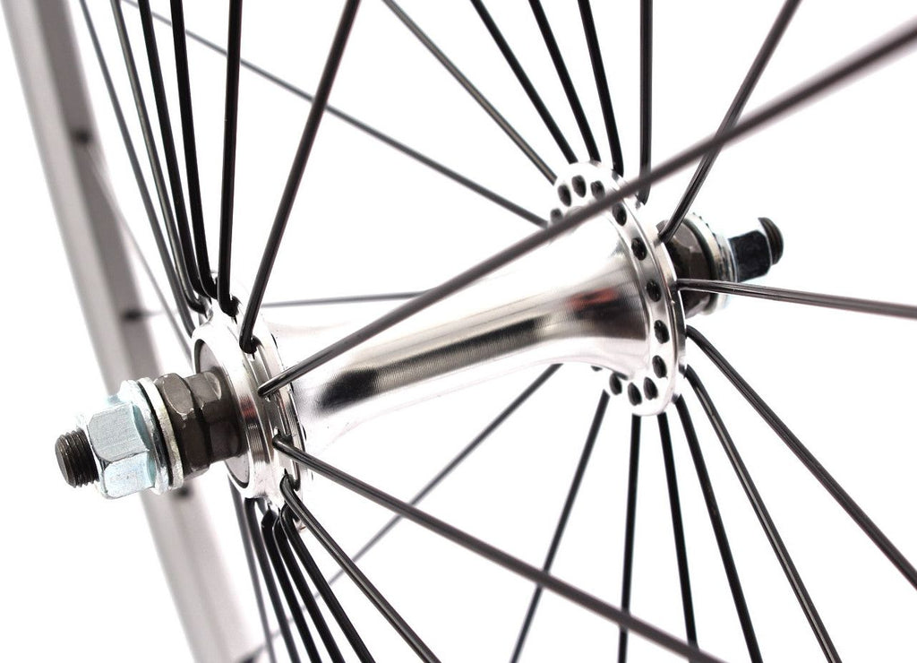 JEU DE ROUES FIXIE 28  ARGENT KHEBIKES