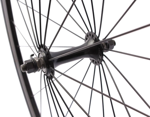 ROUE AVANT FIXIE 28  NOIR KHEBIKES