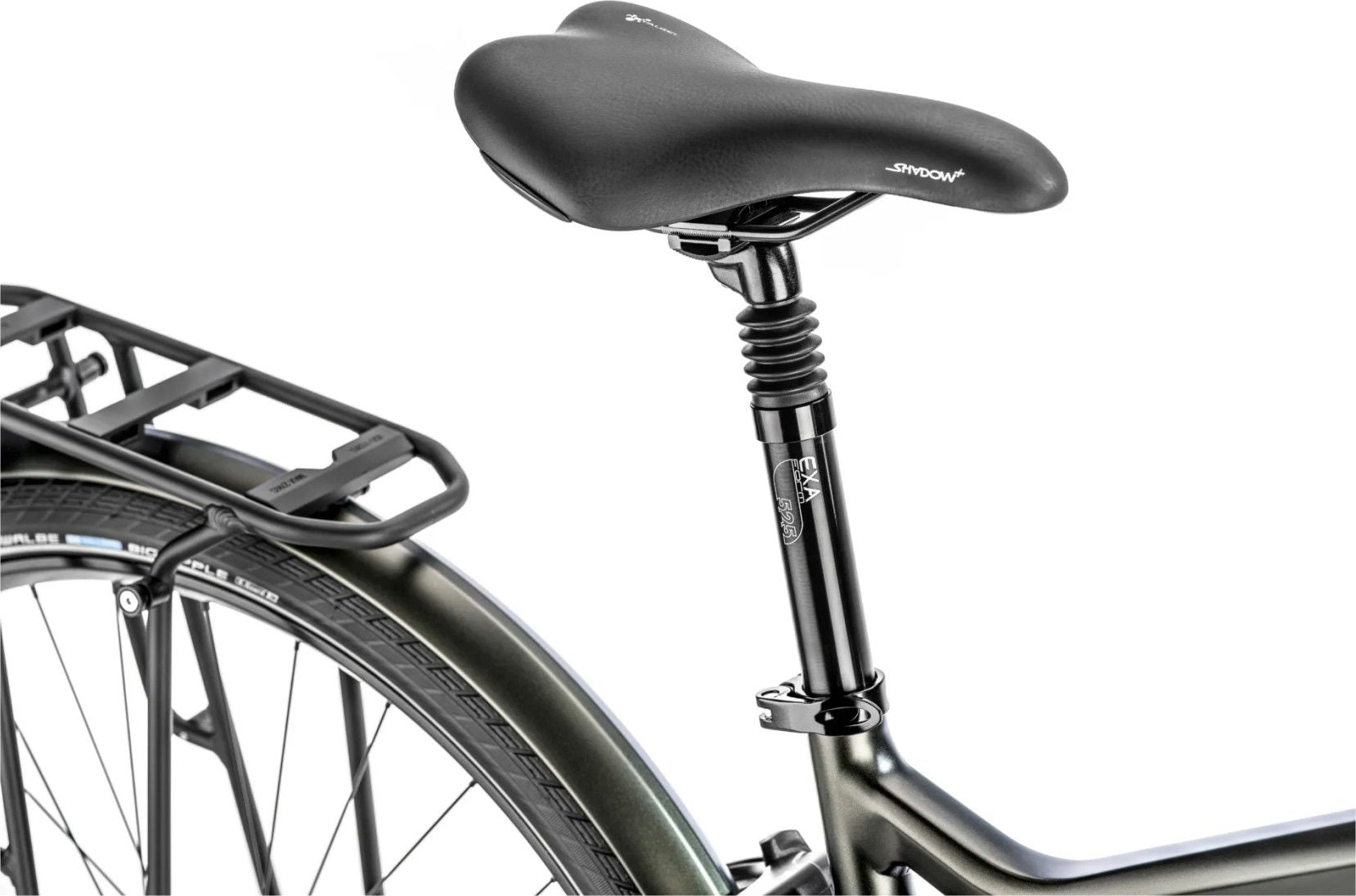 Vélo de Ville Électrique Moustache Samedi 28.7 Smart System Shimano Deore 11V 625 Wh 700 mm Vert Foncé 2023