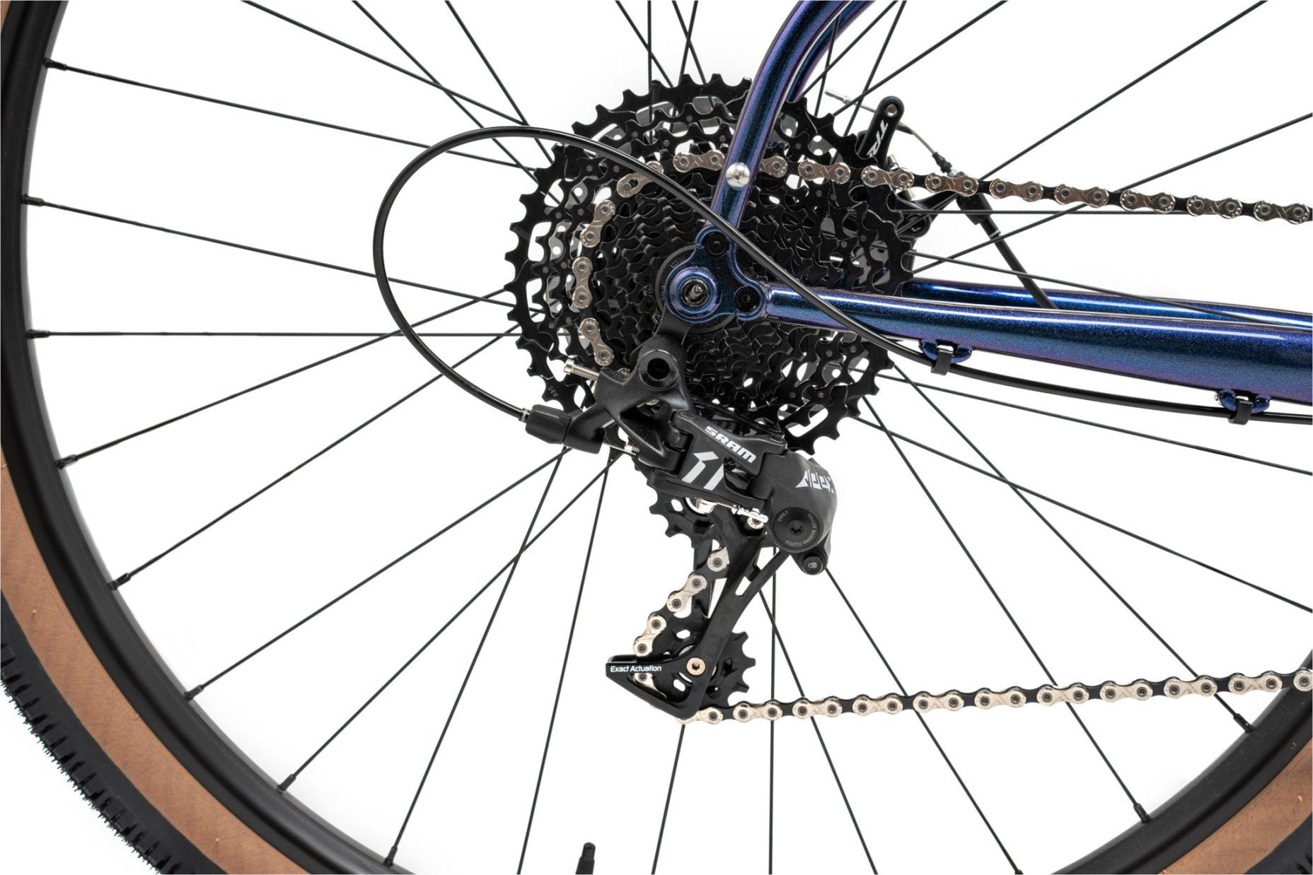 Gravel Bike Bombtrack Beyond SUS Sram Apex 1 11V 650mm Bleu Nuit 2023