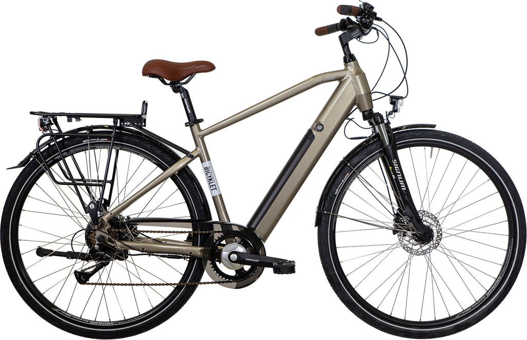 Vélo de Ville Électrique Bicyklet Basile Shimano Acera/Altus 8V 504 Wh 700 mm Gris