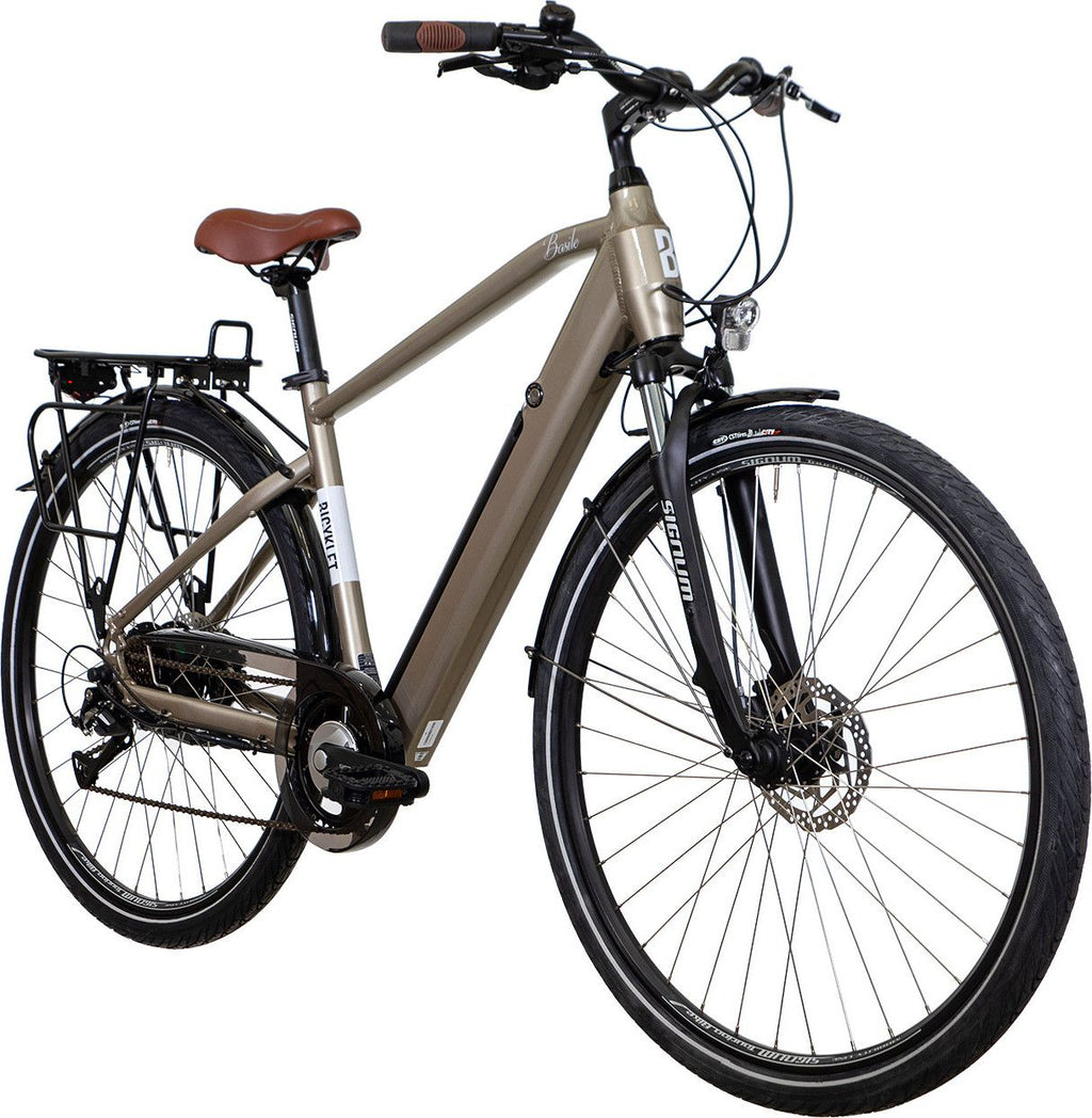 Vélo de Ville Électrique Bicyklet Basile Shimano Acera/Altus 8V 504 Wh 700 mm Gris