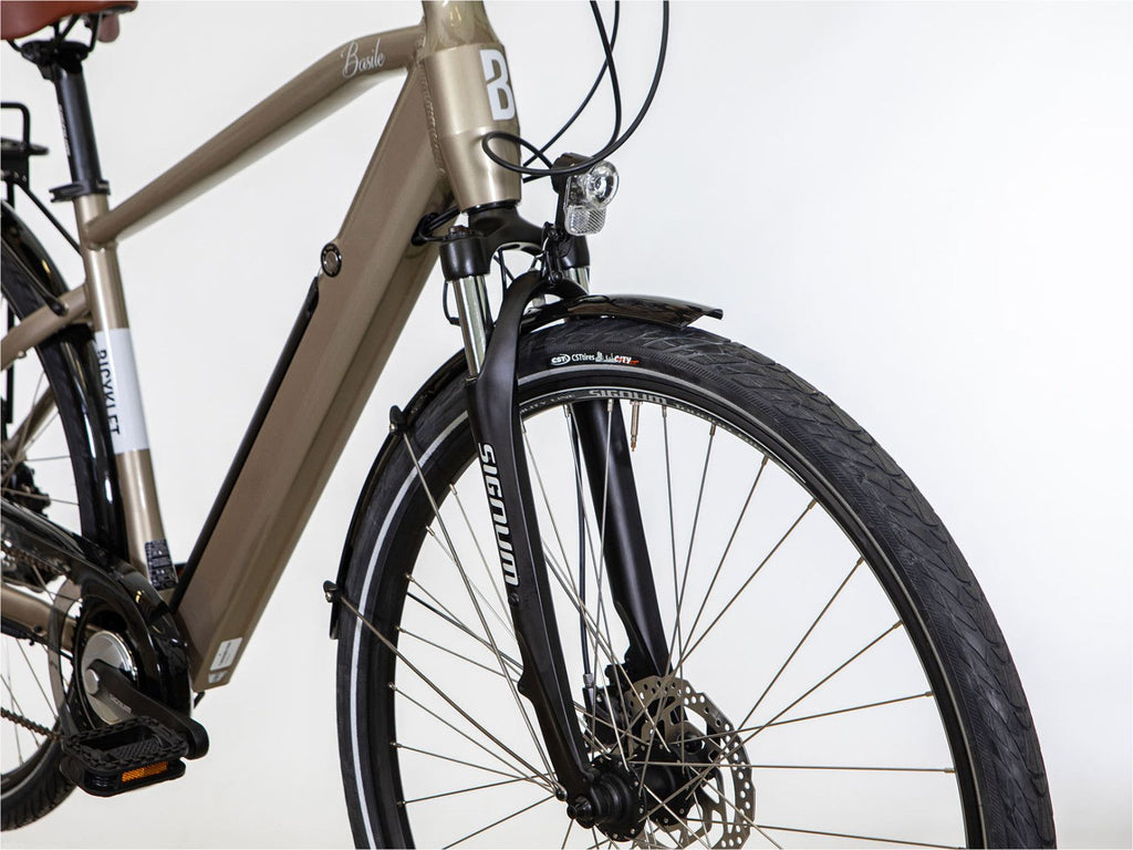 Vélo de Ville Électrique Bicyklet Basile Shimano Acera/Altus 8V 504 Wh 700 mm Gris