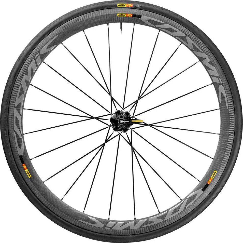 Roue Route Mavic Cosmic Pro Carbon Sl T Disque Tubular Route Roue arrière Noir 9 X 130 Mm / Shimano/Sram Hg