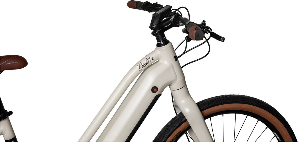 Vélo Fitness Électrique Bicyklet Béatrice Shimano Altus 9V 500 Wh 27.5'' Blanc