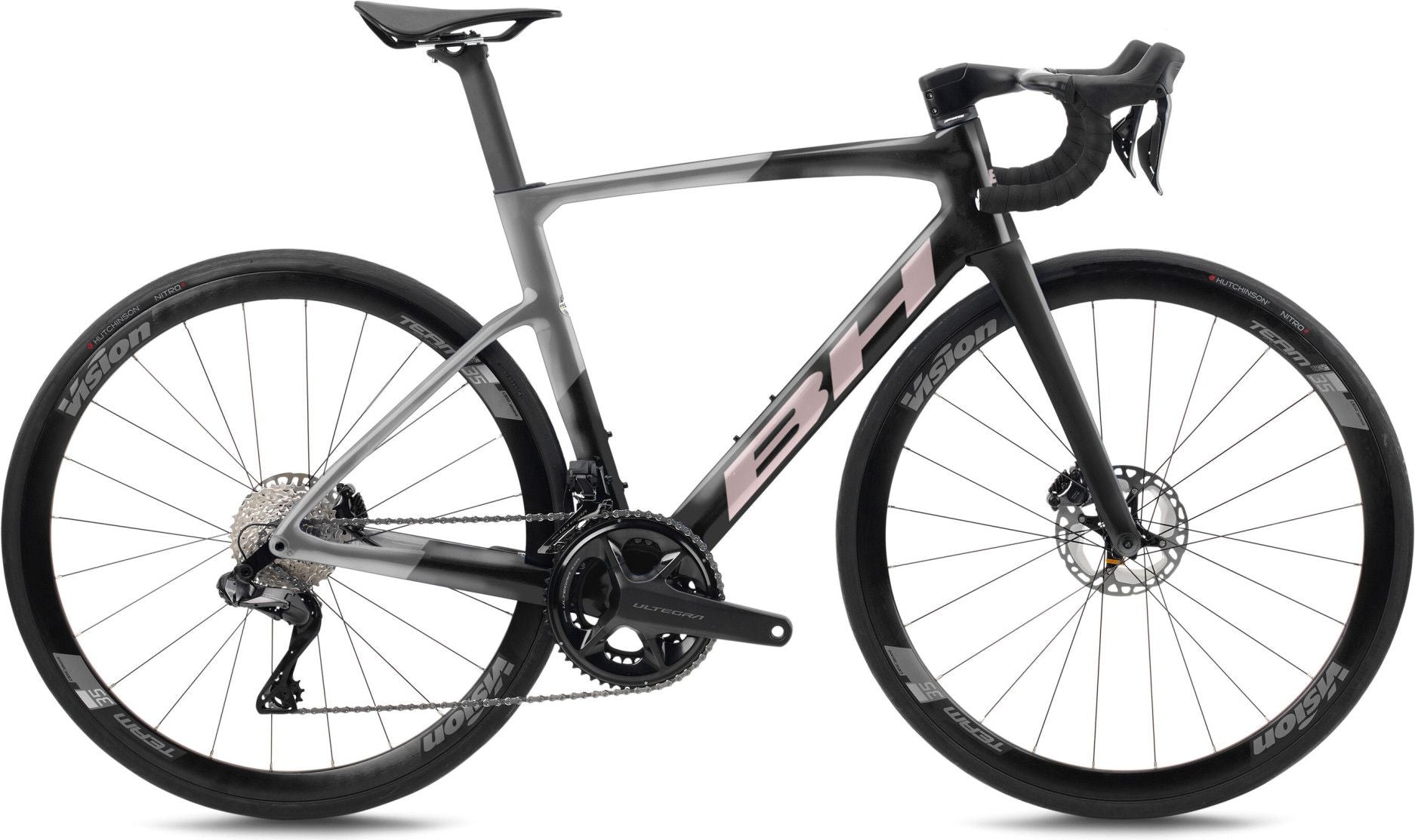 Vélo de Route BH RS1 4.5 Shimano Ultegra Di2 12V 700 mm Noir/Gris