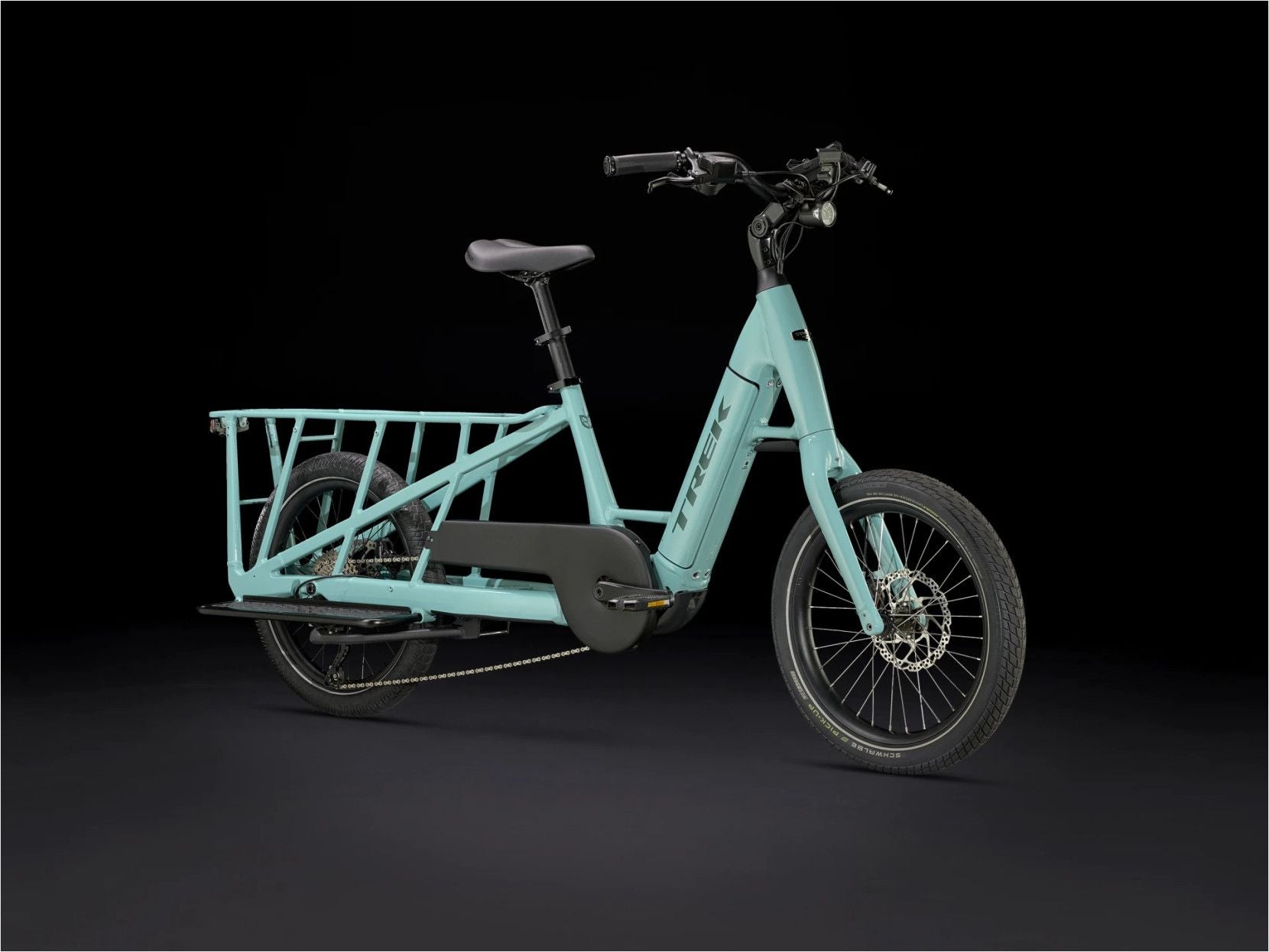 Vélo Cargo Longtail Électrique Trek Fetch+ 2 Shimano Deore 10V 500Wh 20'' Vert Sauge