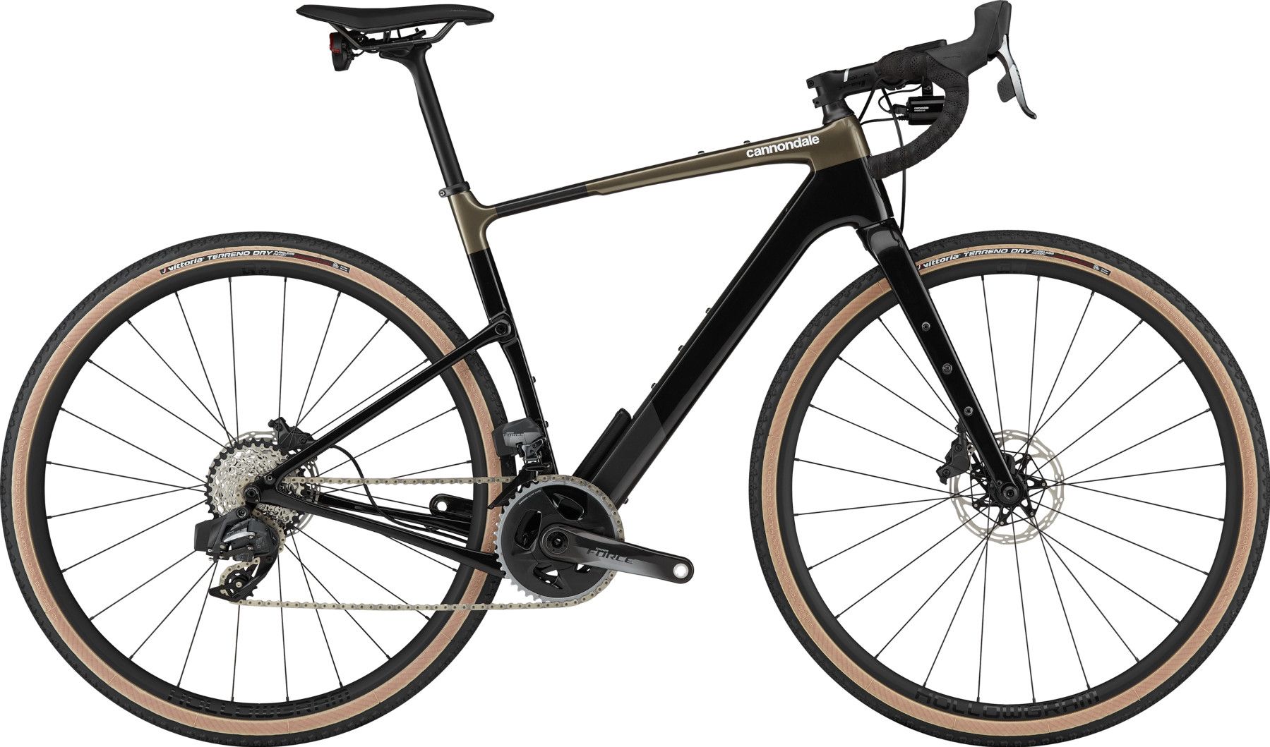 Gravel Bike Cannondale Topstone Carbon 1 RLE Sram Force eTap AXS 12V 700 mm Noir Perle