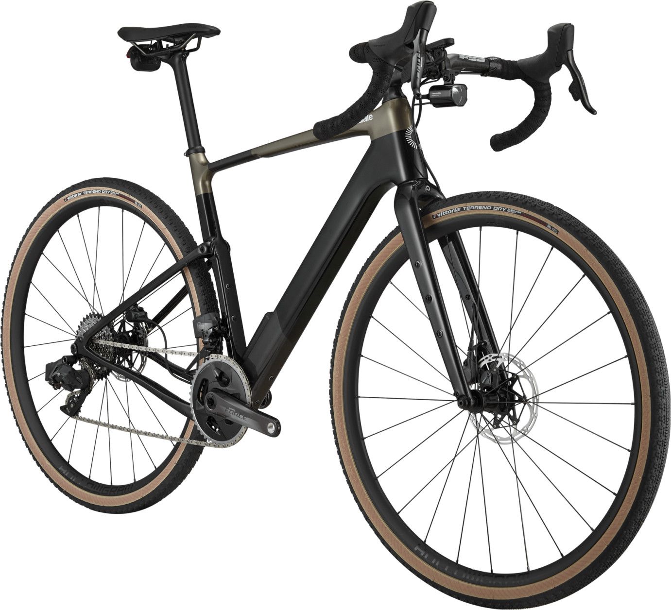 Gravel Bike Cannondale Topstone Carbon 1 RLE Sram Force eTap AXS 12V 700 mm Noir Perle