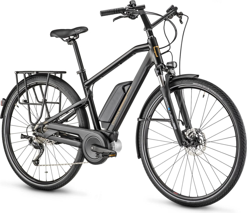 Vélo de Ville Électrique Moustache Samedi 28.1 Shimano Altus 9V 400 Wh 700mm Noir Mat 2023