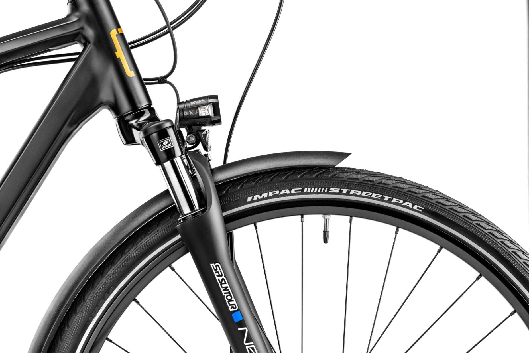 Vélo de Ville Électrique Moustache Samedi 28.1 Shimano Altus 9V 400 Wh 700mm Noir Mat 2023