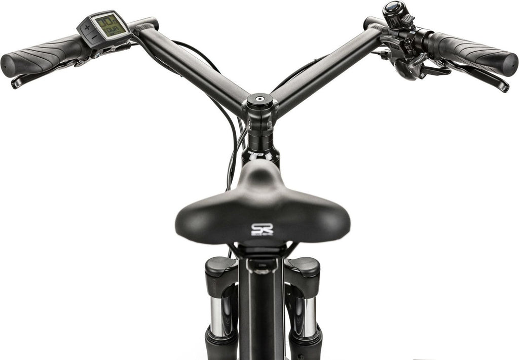 Vélo de Ville Électrique Moustache Samedi 28.1 Shimano Altus 9V 400 Wh 700mm Noir Mat 2023
