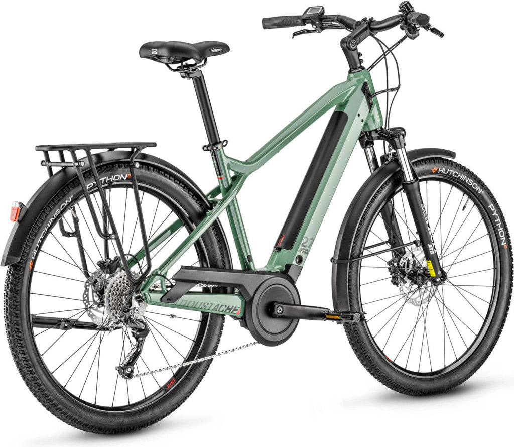 VTC Électrique Moustache Samedi 27 Xroad 1 Shimano Altus 9V 400 Wh 27.5'' Vert 2023