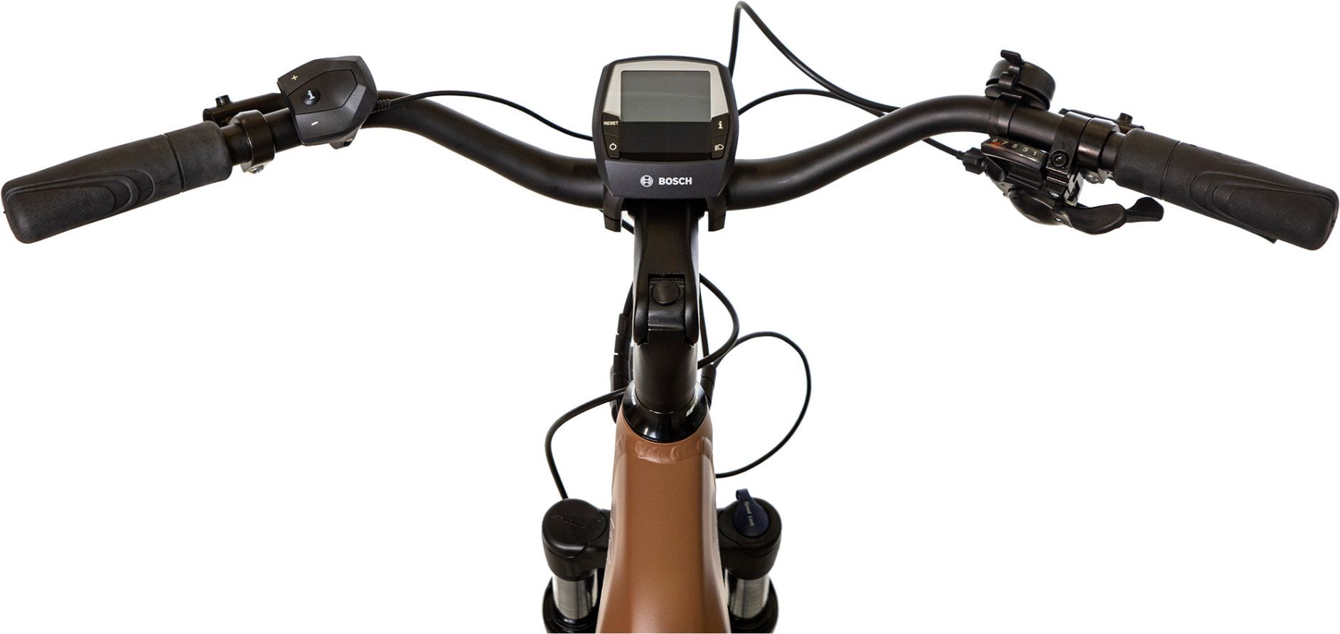 Vélo de Ville Électrique Bicyklet Victoire Shimano Alivio 9V 400 Wh 700 mm Marron