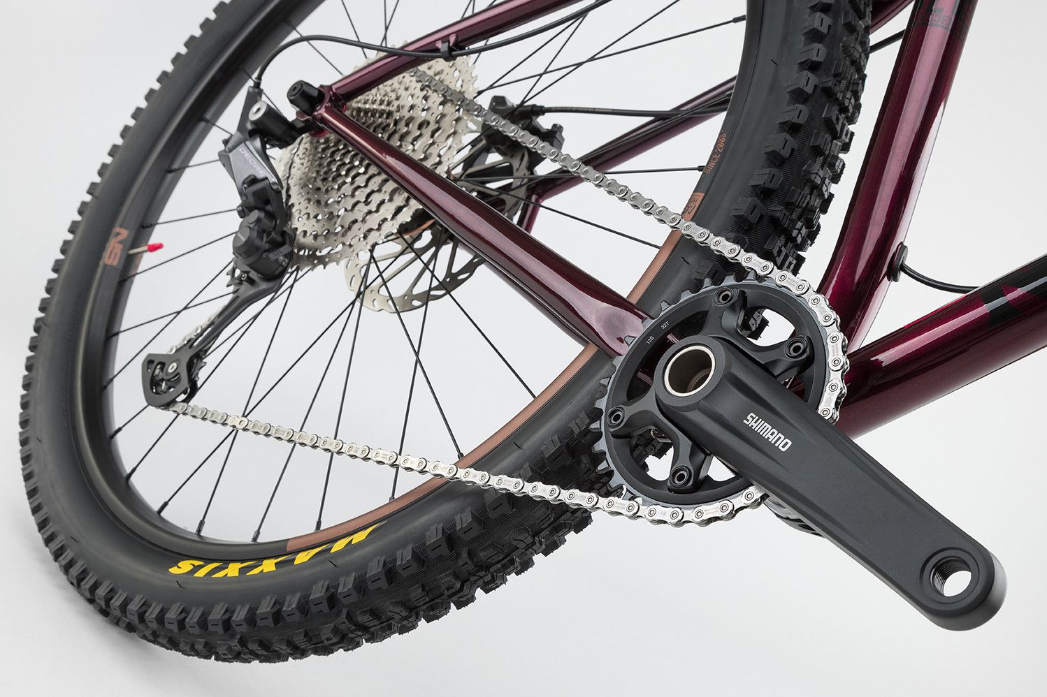 VTT Semi-Rigide NS Bikes Eccentric Cromo M6100 Shimano 12V 29'' Rouge Foncé