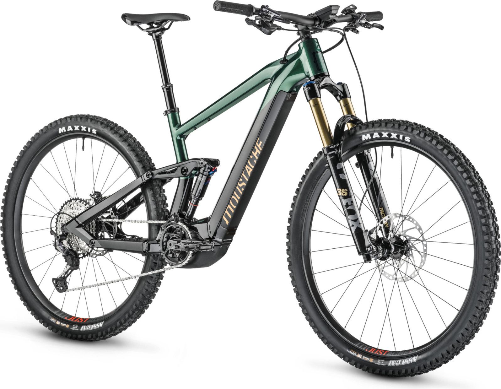 VTT Électrique Tout-Suspendu Moustache Samedi 29 Trail 9 Smart System Shimano SLX / XT 12V 750 Wh 29'' Noir / Vert 2023