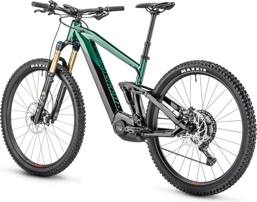 VTT Électrique Tout-Suspendu Moustache Samedi 29 Trail 9 Smart System Shimano SLX / XT 12V 750 Wh 29'' Noir / Vert 2023