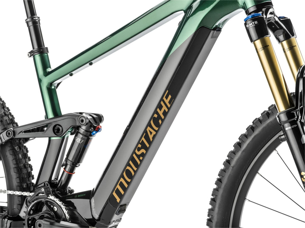 VTT Électrique Tout-Suspendu Moustache Samedi 29 Trail 9 Smart System Shimano SLX / XT 12V 750 Wh 29'' Noir / Vert 2023