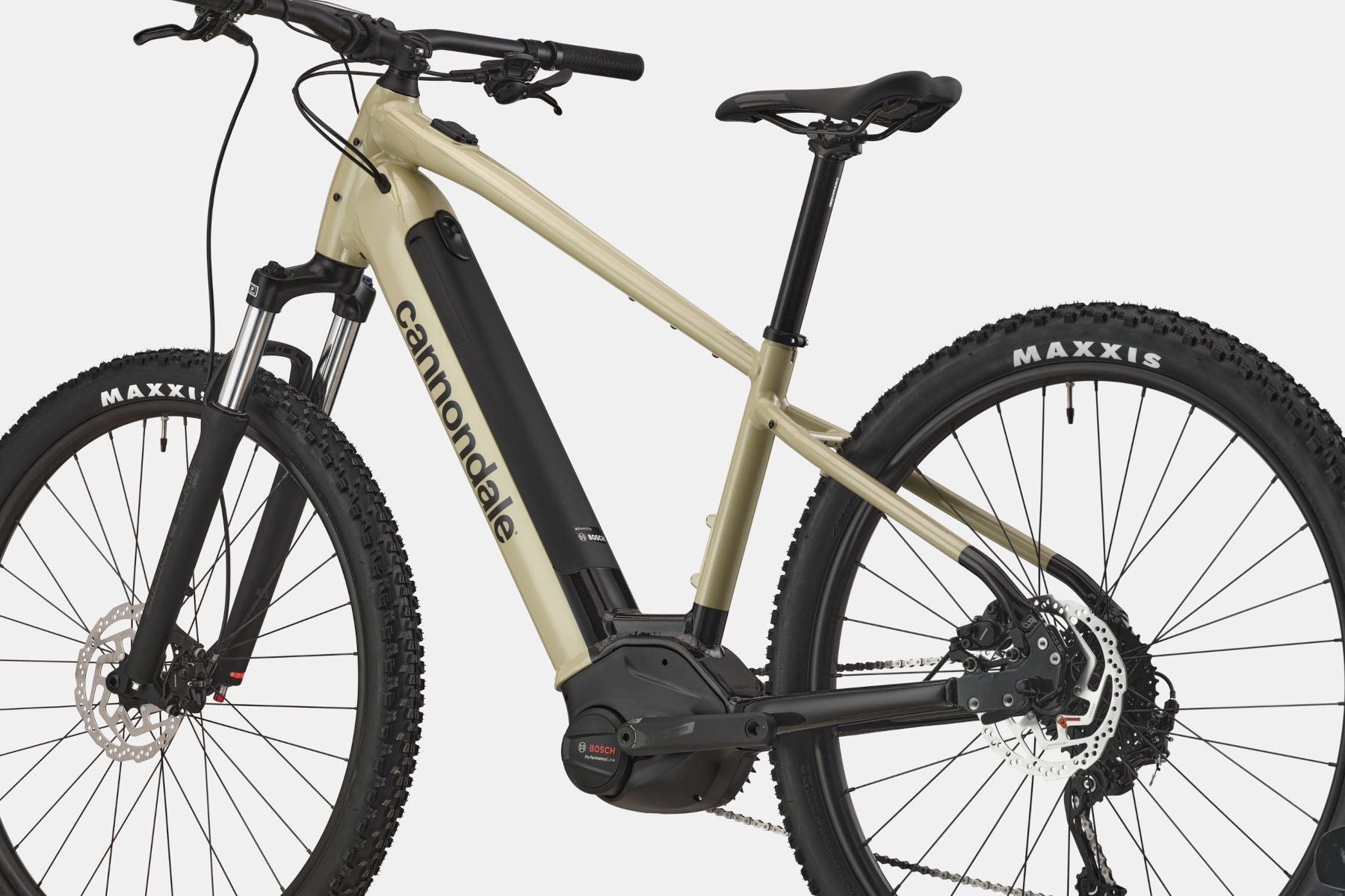 VTT Électrique Semi-Rigide Cannondale Trail Neo 4 9V 500 Wh Bosch 100Nm 29'' Beige