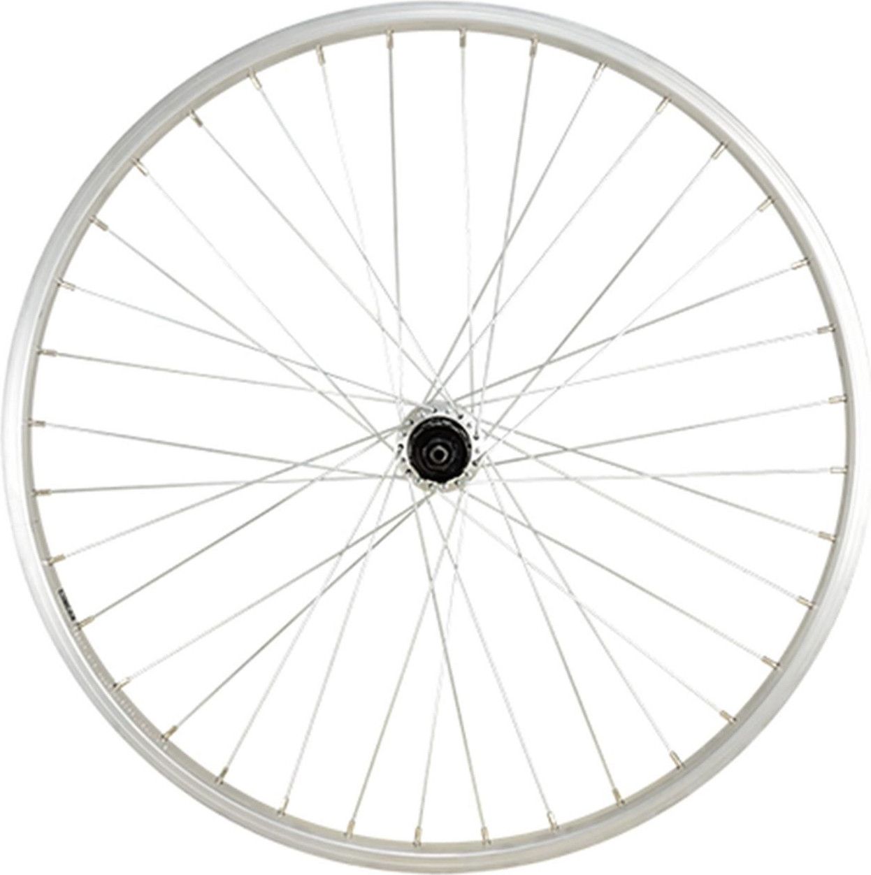 Roue vtt 24  ar blocage k7 jante argent mach1 m110. moyeu Shimano tx500 v-brake 8/9/10v