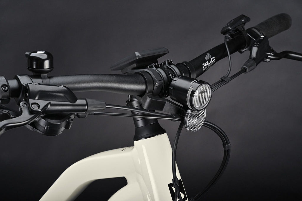 VTC Électrique Haibike Trekking 3 Mid Shimano Alivio 9V 500Wh 27.5'' Gris Clair 2023