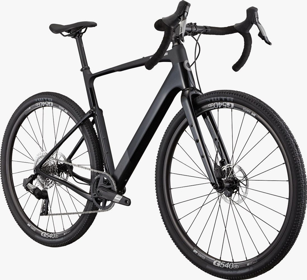 Gravel Bike Cannondale Topstone Carbon Sram Apex XPLR eTap AXS 12V 700 mm Noir Mat