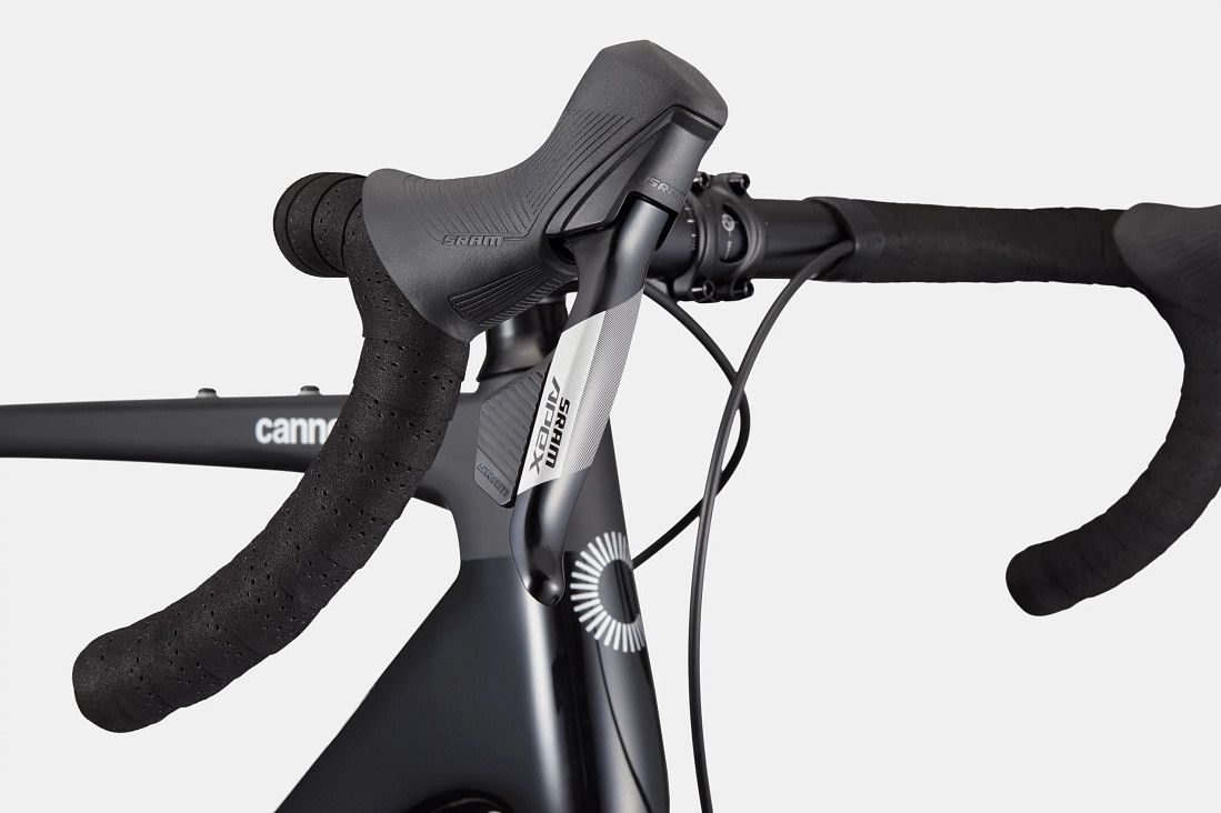 Gravel Bike Cannondale Topstone Carbon Sram Apex XPLR eTap AXS 12V 700 mm Noir Mat