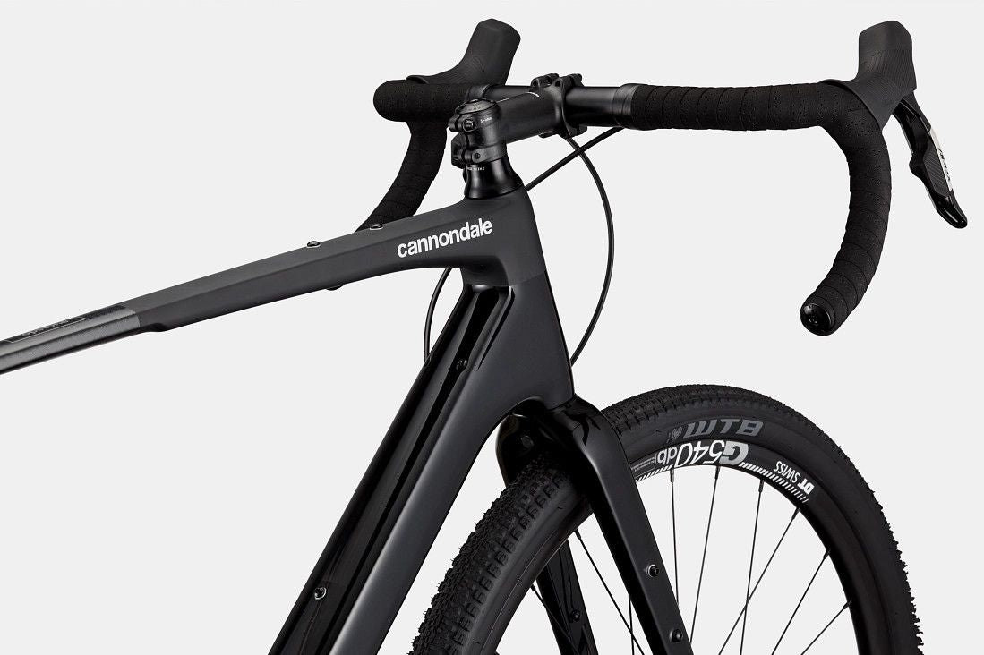 Gravel Bike Cannondale Topstone Carbon Sram Apex XPLR eTap AXS 12V 700 mm Noir Mat