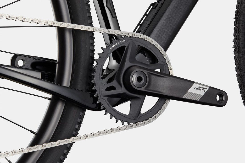 Gravel Bike Cannondale Topstone Carbon Sram Apex XPLR eTap AXS 12V 700 mm Noir Mat