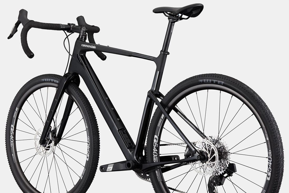 Gravel Bike Cannondale Topstone Carbon Sram Apex XPLR eTap AXS 12V 700 mm Noir Mat