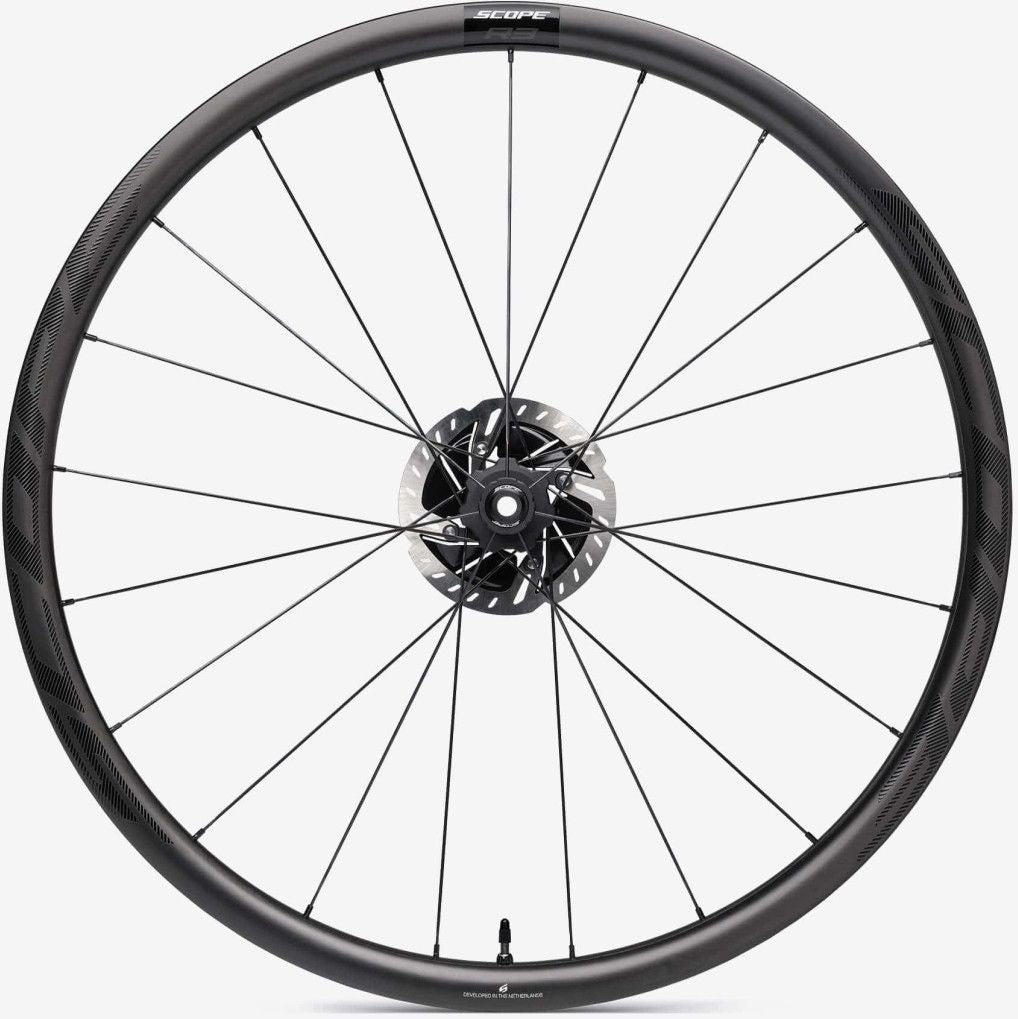 Paire de Roues Scope R3 700c | 12x100 - 12x142 mm | CenterLock | Noir