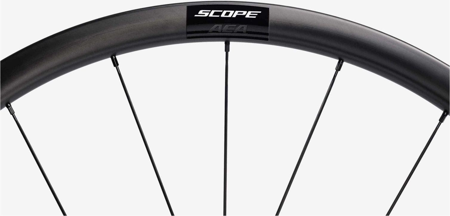 Paire de Roues Scope R3 700c | 12x100 - 12x142 mm | CenterLock | Noir