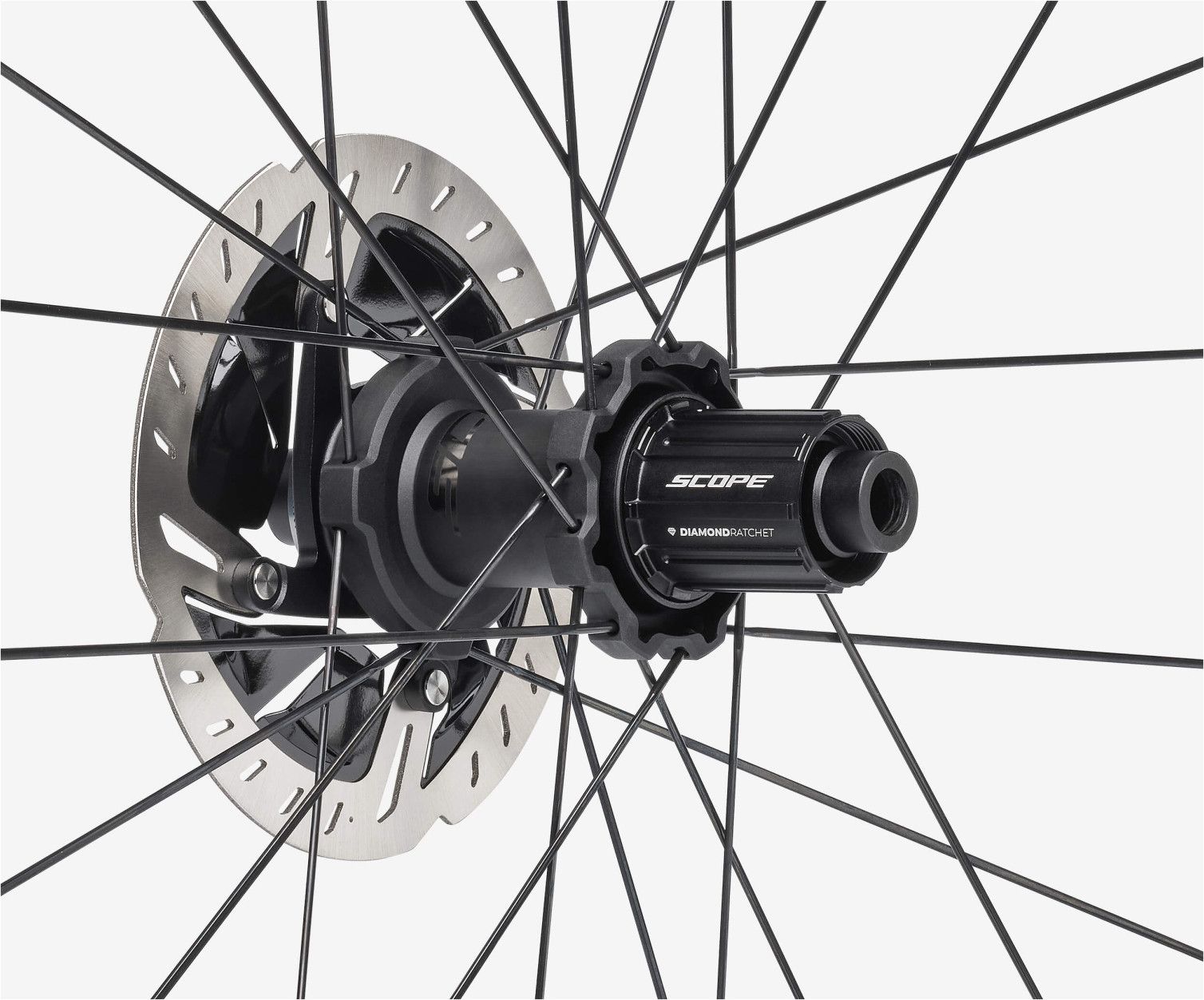 Paire de Roues Scope R3 700c | 12x100 - 12x142 mm | CenterLock | Noir