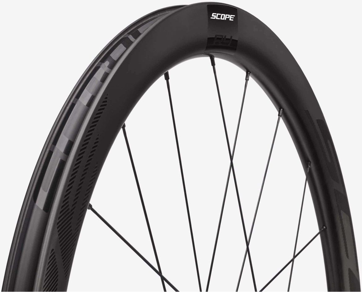 Paire de Roues Scope R4 700c | 12x100 - 12x142 mm | CenterLock | Noir