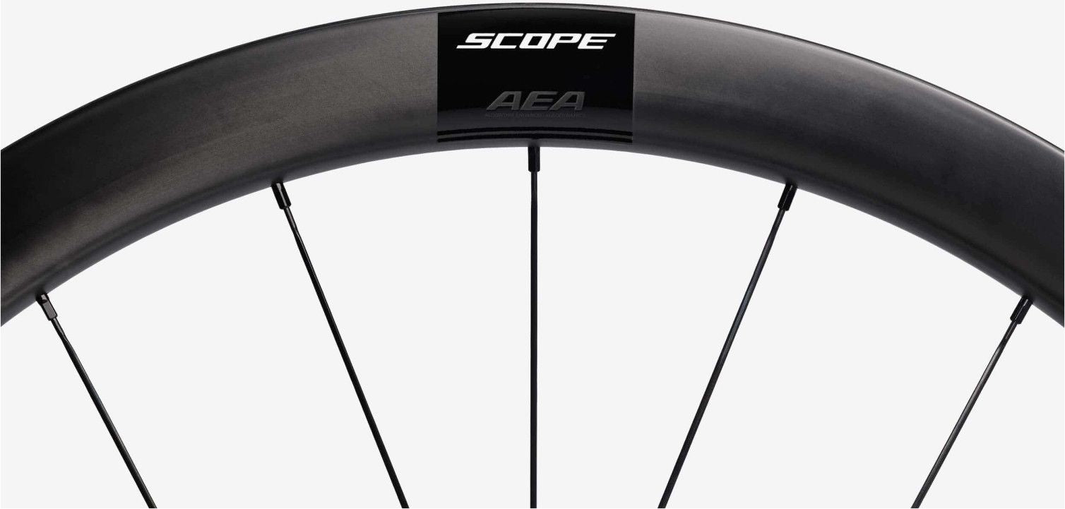 Paire de Roues Scope R4 700c | 12x100 - 12x142 mm | CenterLock | Noir