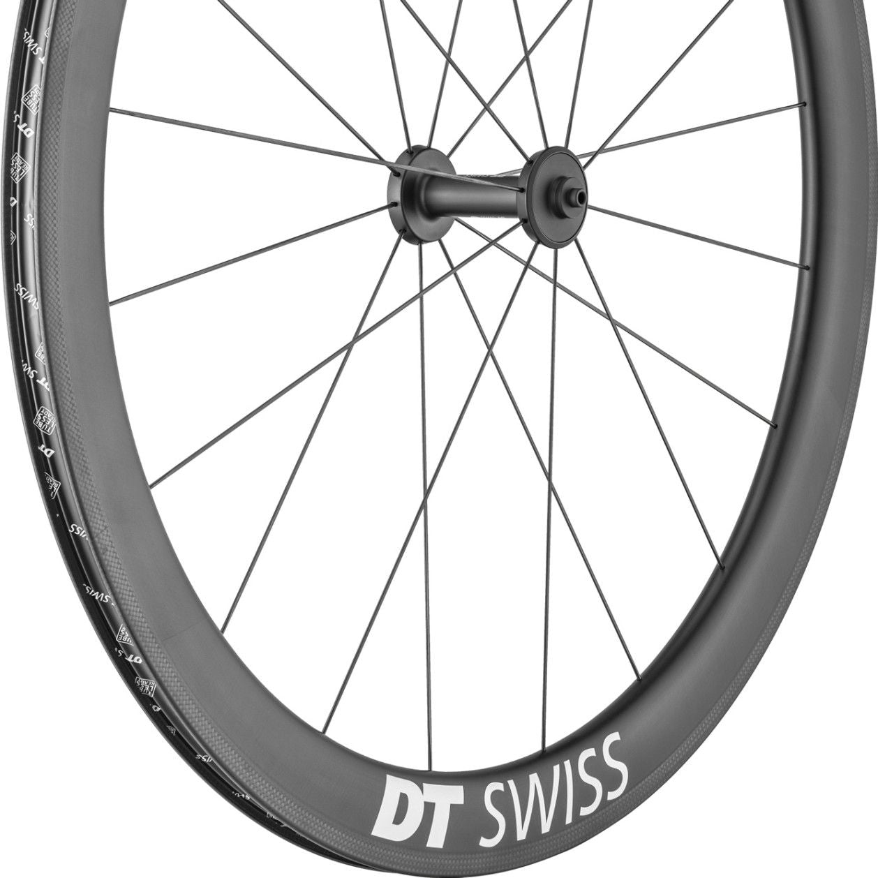 Roue Avant DT Swiss ARC 1400 Dicut 700c 48 mm | QR 9x100 mm | Frein sur Jante