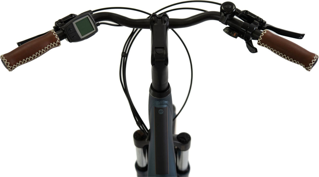 Vélo de Ville Électrique Granville E-Urban 30 Plus Unisex Shimano Tourney/Altus 7V 500 Wh 26'' Bleu Petrol Mat