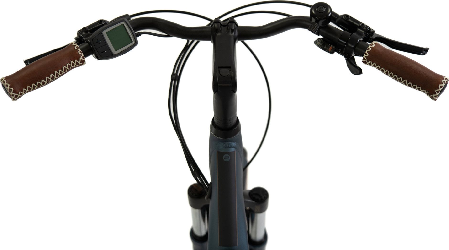 Vélo de Ville Électrique Granville E-Urban 30 Plus Unisex Shimano Tourney/Altus 7V 500 Wh 26'' Bleu Petrol Mat