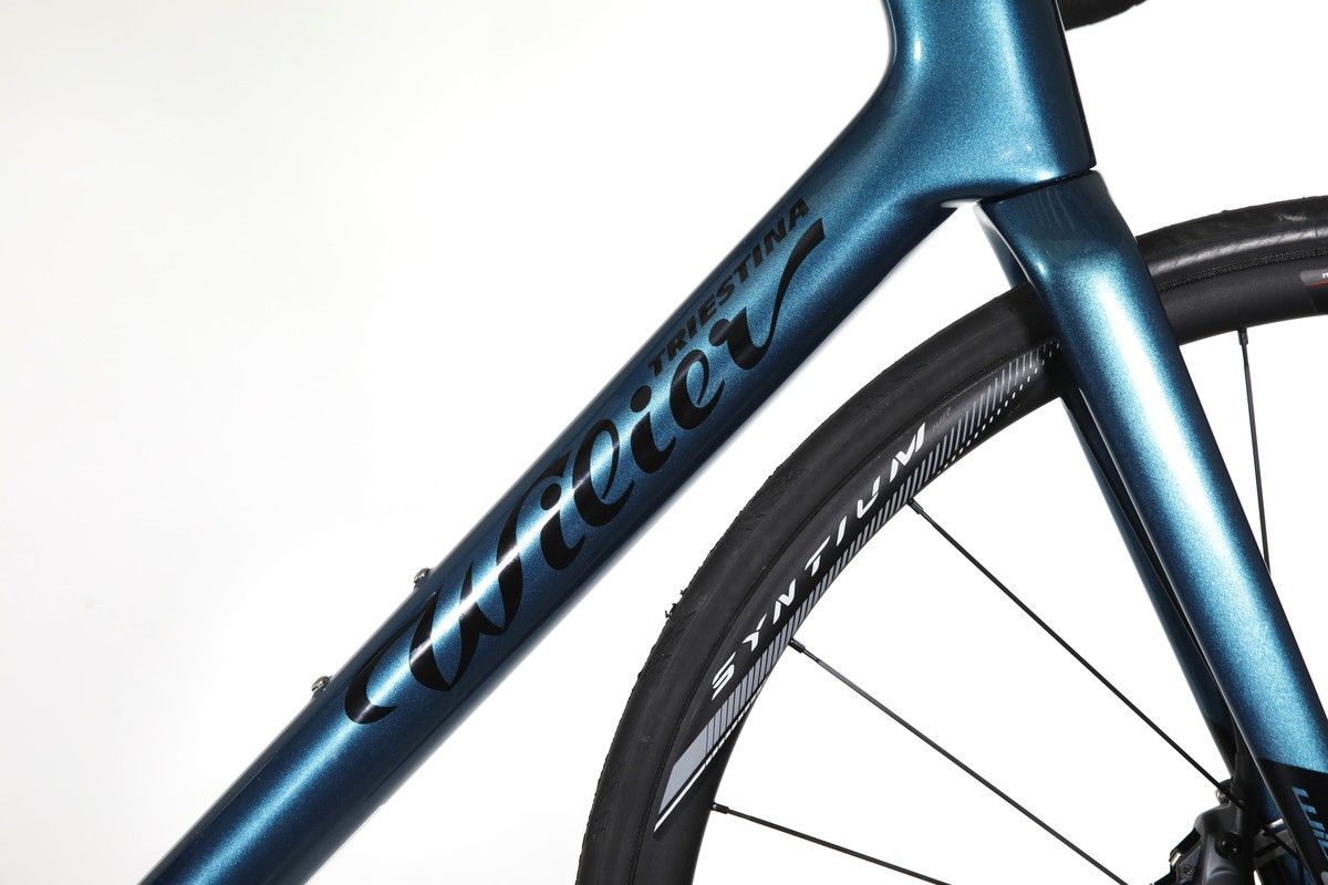 Vélo de Route Wilier Triestina Wilier 0 SLR Sram Force eTap AXS 12V 700 mm Turquoise Iride Petroleum
