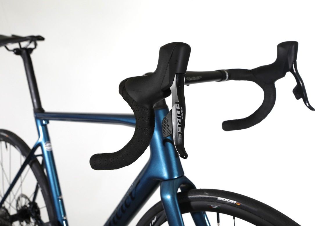 Vélo de Route Wilier Triestina Wilier 0 SLR Sram Force eTap AXS 12V 700 mm Turquoise Iride Petroleum