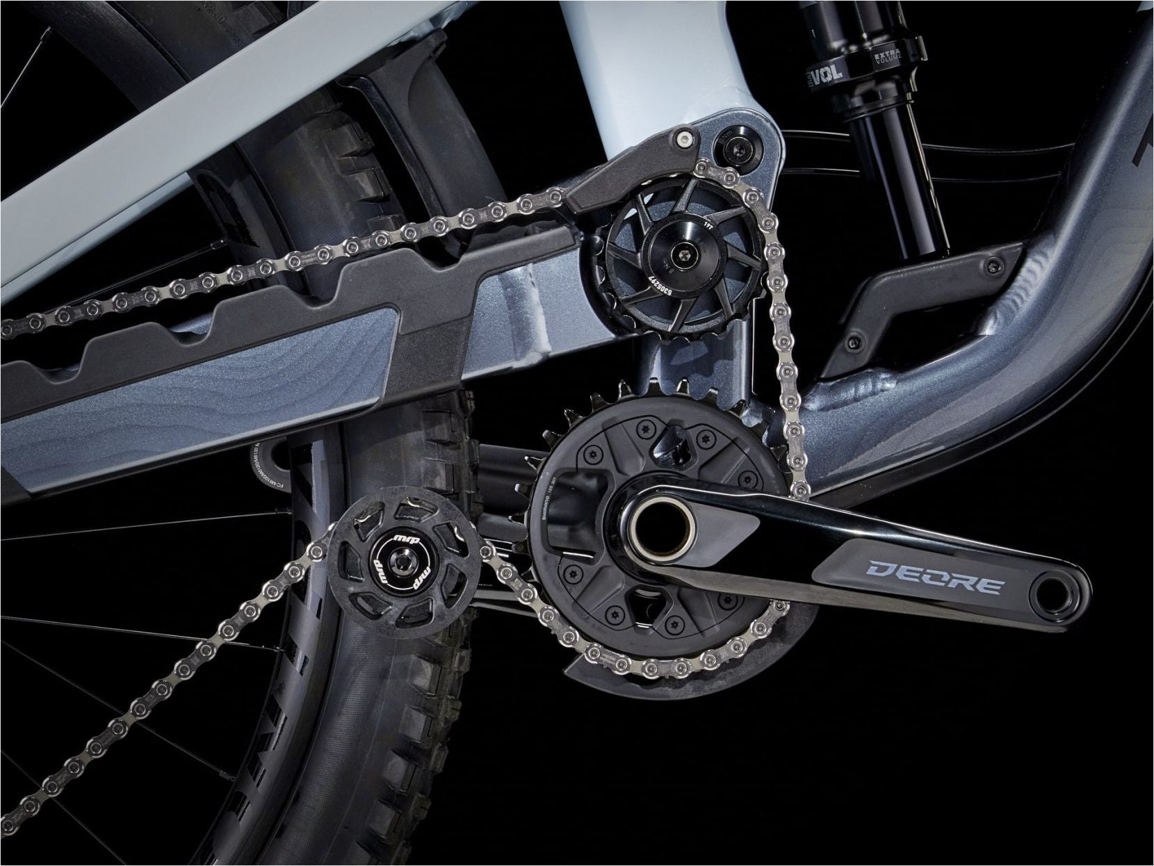 VTT Tout Suspendu Trek Slash 8 Shimano 12V 29/27.5'' Gris Perle Gén 6