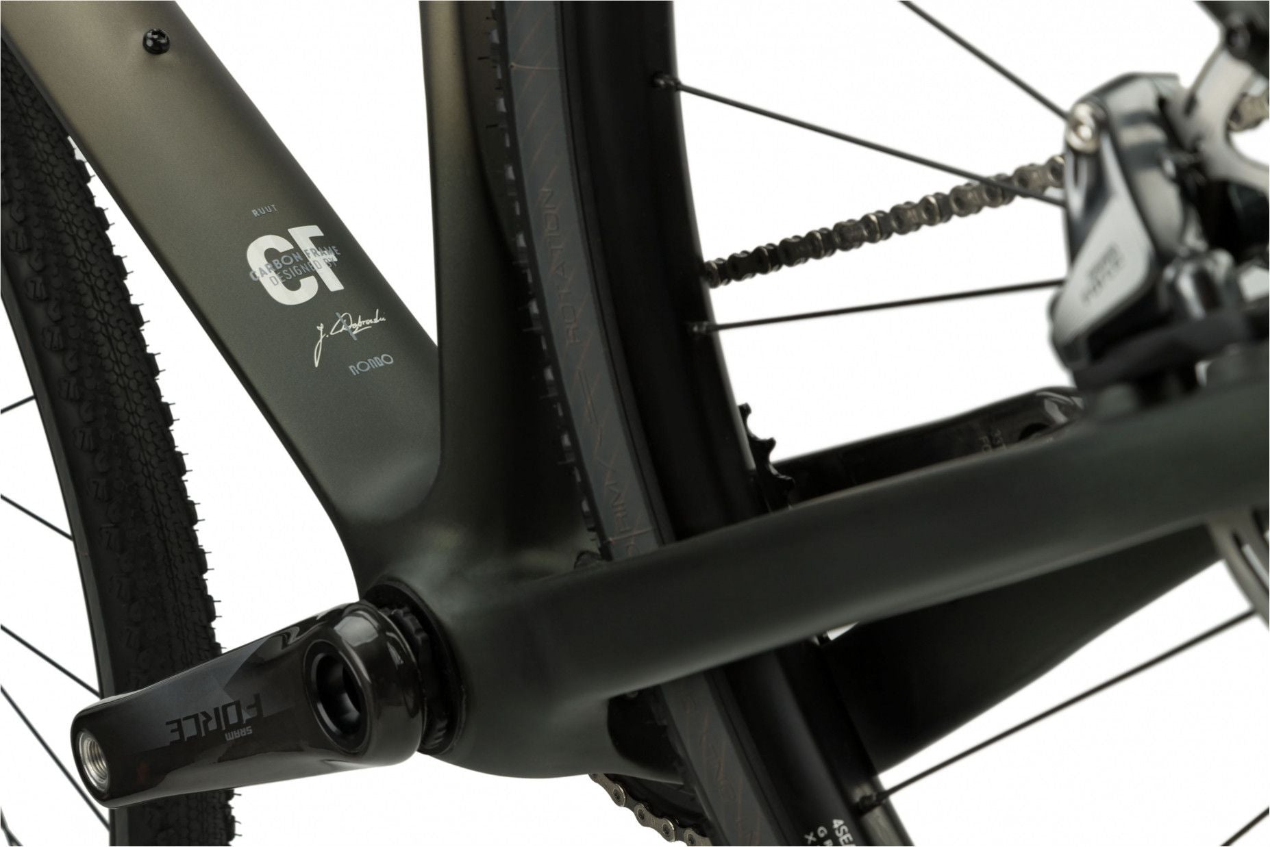 Gravel Bike Rondo Ruut CF1 Sram Force 11V 700 mm Blanc / Noir 2022